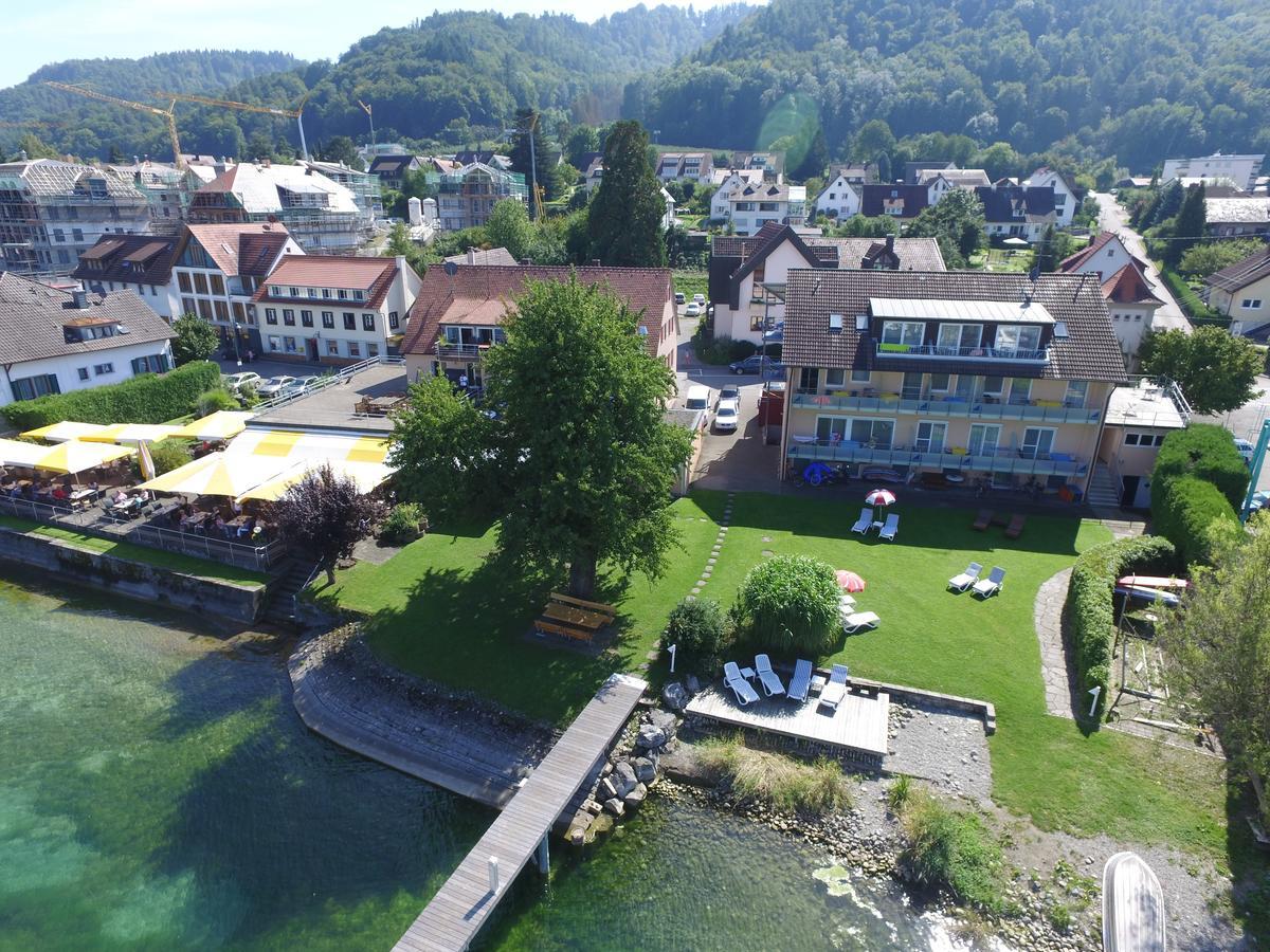 Hotel Pension Café Hasler Bodman-Ludwigshafen Esterno foto